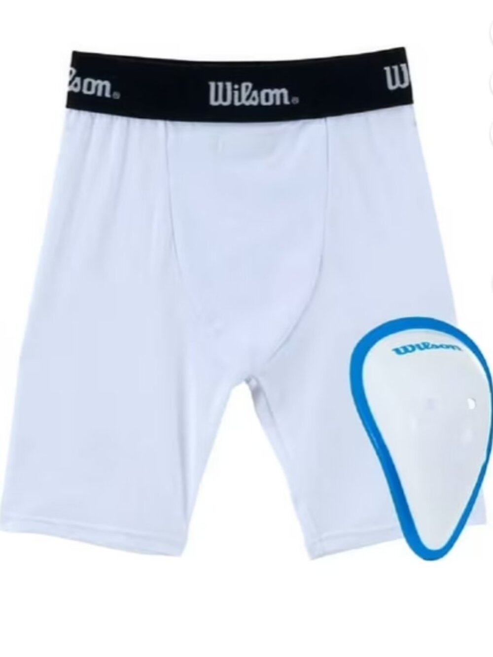 NEW Wilson Juniors Compression Short w/ Protective Cup, Youth M (Waist 26-28)